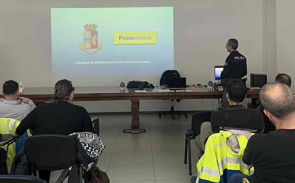 POSTE ITALIANE: A VICENZA UNA NUOVA TAPPA DI GUIDA SICURA, IL PROGETTO DEDICATO A CHI OGNI GIORNO LAVORA SULLE NOSTRE STRADE