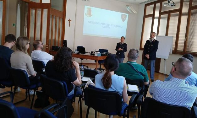 POSTE ITALIANE, A UDINE UNA NUOVA TAPPA DI GUIDA SICURA, IL PROGETTO DEDICATO A CHI OGNI GIORNO LAVORA SULLE NOSTRE STRADE