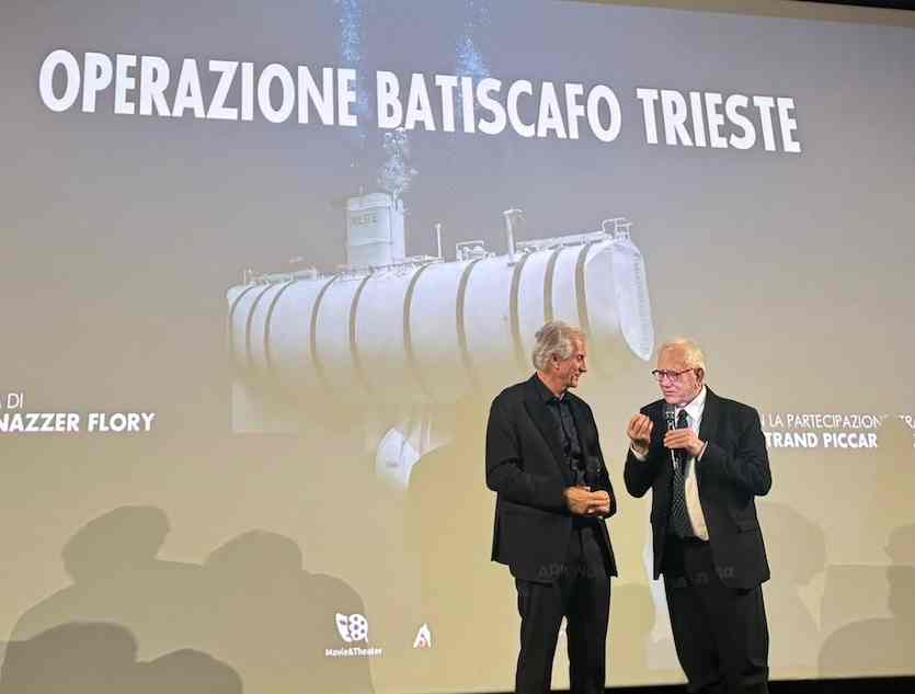 UNA SERATA IN OMAGGIO A GIORGIO ROSSI: GIOVEDÌ 30 LUGLIO ALLE 21 IN PIAZZA VERDI LA PROIEZIONE DEL DOCUFILM “OPERAZIONE BATISCAFO TRIESTE”