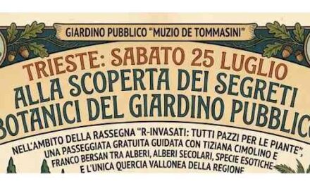 SABATO 25 LUGLIO ALLA SCOPERTA DEI SEGRETI BOTANICI DEL GIARDINO PUBBLICO