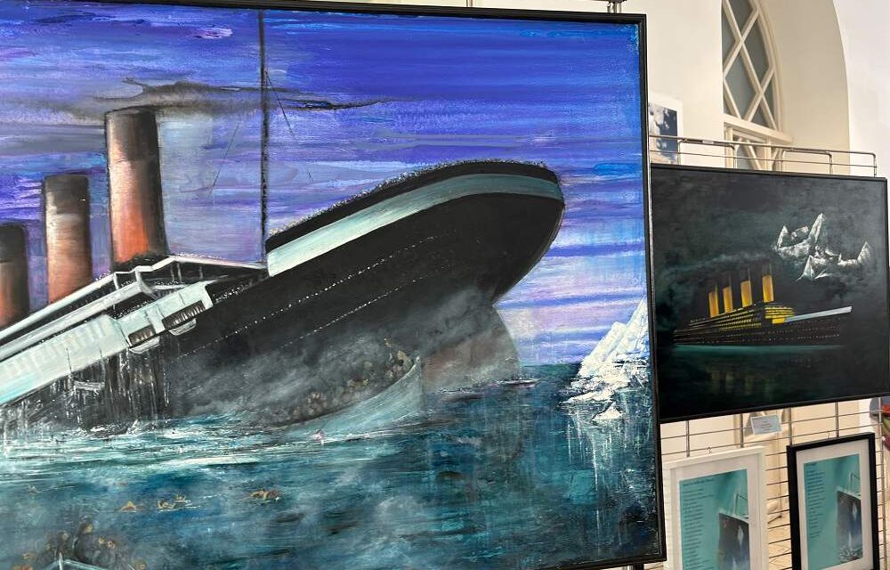Al Municipio di Monfalcone inaugurata la mostra “Il Titanic” di Loredana Prodan e Mauro Munari