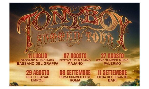 IL GOAT TONY BOY È PRONTO A PORTARE LA SUA ENERGIA ANCHE SUI PALCHI DEI PRINCIPALI FESTIVAL ITALIANI CON IL SUO SUMMER TOUR 2026