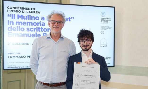 A UNA TESI DI LAUREA SU “PINOCCHIO” IL PREMIO DI LAUREA IN MEMORIA DELLO SCRITTORE EMANUELE BERNI
