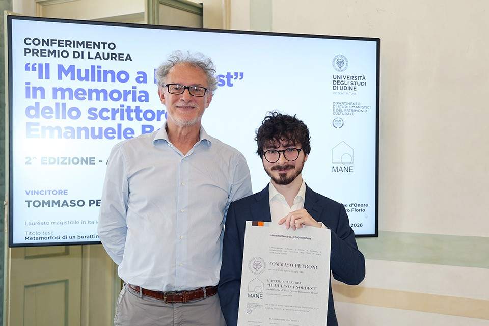 A UNA TESI DI LAUREA SU “PINOCCHIO” IL PREMIO DI LAUREA IN MEMORIA DELLO SCRITTORE EMANUELE BERNI