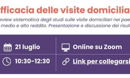 WEBINAR GRATUITO SULL’EFFICACIA DELLE VISITE DOMICILIARI ANCHE NELLA PREVENZIONE DELLA DEPRESSIONE E DEL SUICIDIO NEL PERIODO POSTNATALE