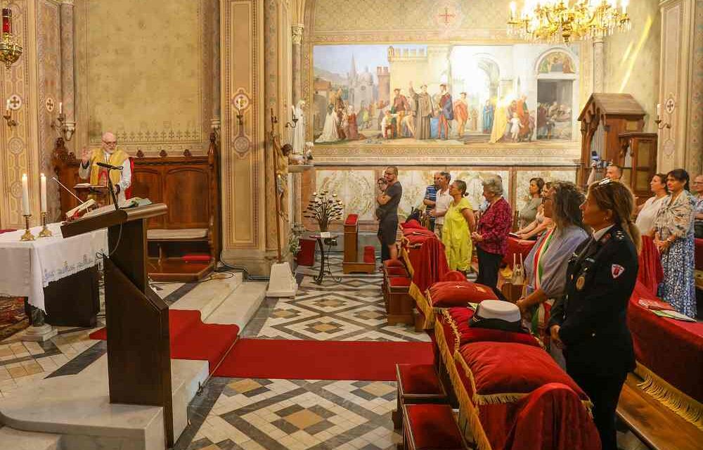 CELEBRATA NELLA RICORRENZA DELL’ASSUNZIONE LA S. MESSA SOLENNE NELLA CHIESA DI VILLA REVOLTELLA DEDICATA A SAN PASQUALE BAYLON