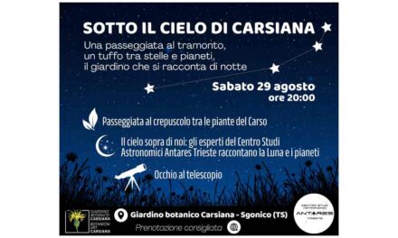 Sotto il cielo di Carsiana: serata di osservazione astronomica con Centro Studi Astronomici Antares Trieste