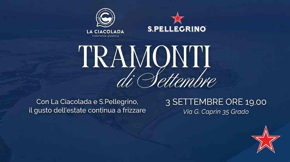 A La Ciacolada l’estate continua a frizzare con l’evento “Tramonti di settembre – Il gusto dell’estate continua”