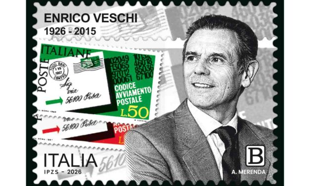 FILATELIA: PRESENTATO IL FRANCOBOLLO DEDICATO A ENRICO VESCHI