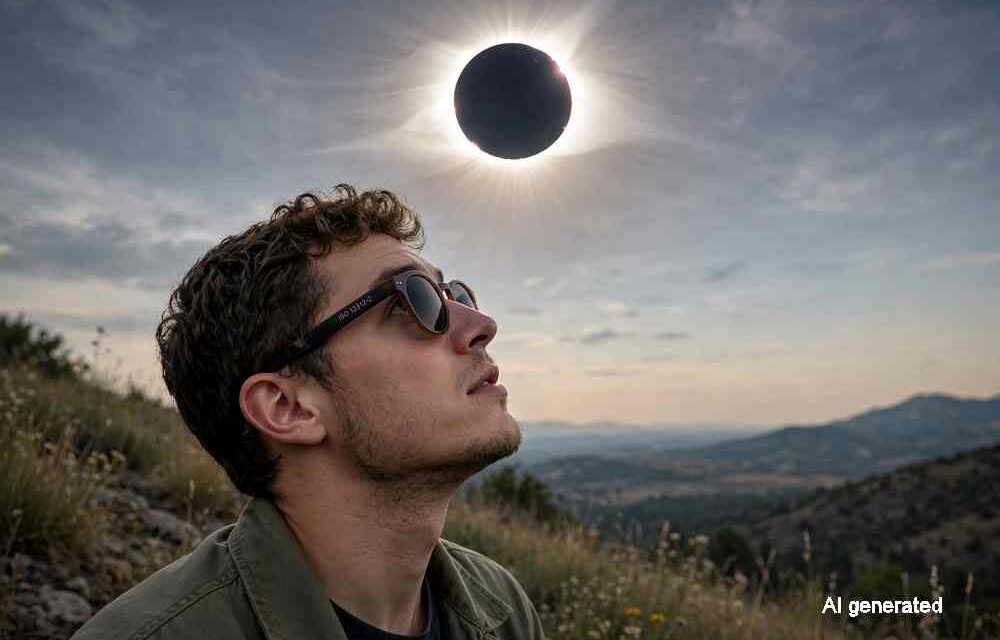 Guardare un’eclissi solare senza protezione può provocare danni permanenti alla retina