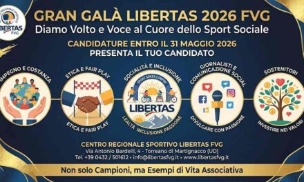 Libertas Fvg celebra il Volontariato sportivo regionale
