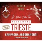 Pallamano Trieste 1970: UFFICIALIZZATA LA CAMPAGNA ABBONAMENTI 2026/2027 “#IOSONOCONTE”