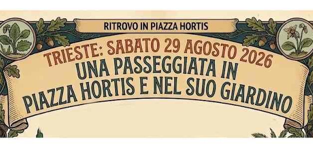 Alla scoperta dei Giganti Verdi: sabato 29 agosto in Piazza Hortis una passeggiata tra alberi secolari e storia