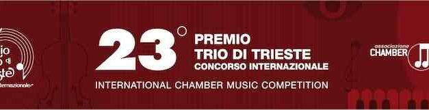 Dal 12 al 16 settembre la 23ª edizione del PREMIO TRIO DI TRIESTE