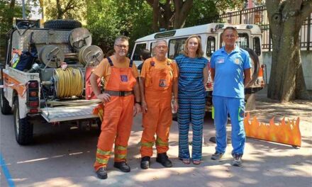AL RICREATORIO PADOVAN IL GRUPPO VOLONTARI COMUNALI DI PROTEZIONE CIVILE