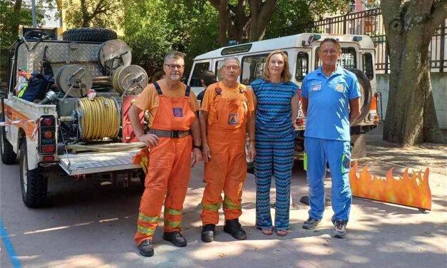 AL RICREATORIO PADOVAN IL GRUPPO VOLONTARI COMUNALI DI PROTEZIONE CIVILE