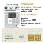 All’Antico Caffè San Marco la presentazione di Triester Zeitung Nr. 2 – DAS MEER
