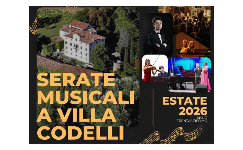 AL VIA LA 36ª EDIZIONE DELLE SERATE MUSICALI A VILLA CODELLI