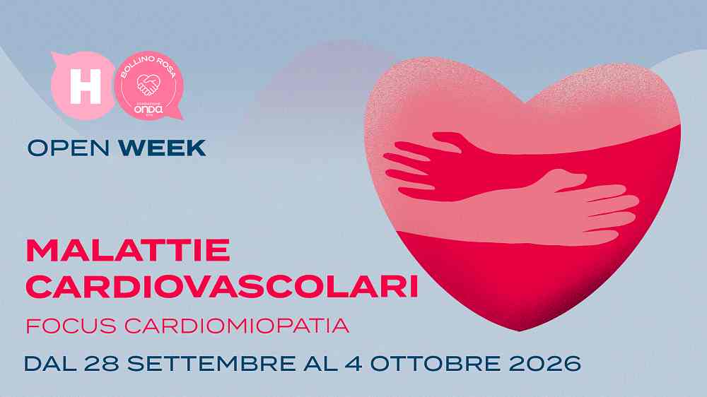 GIORNATA DEL CUORE: DAL 28 SETTEMBRE AL 4 OTTOBRE VISITE ED ESAMI NEGLI OSPEDALI CON IL BOLLINO ROSA