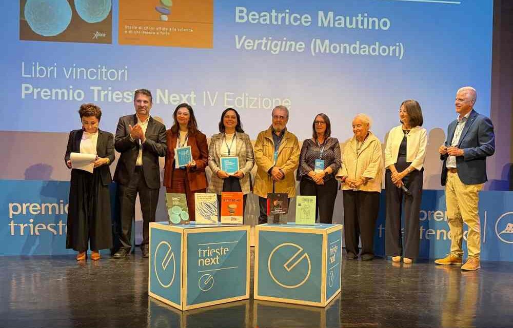 Si chiude Trieste Next 2026 – Beatrice Mautino e Antonella Fioravanti le vincitrici del Premio Trieste Next Science Book of the Year