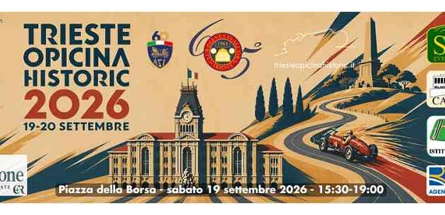 Trieste Opicina Historic 2026: il 19 e 20 settembre torna a vivere la storia dell’automobilismo triestino