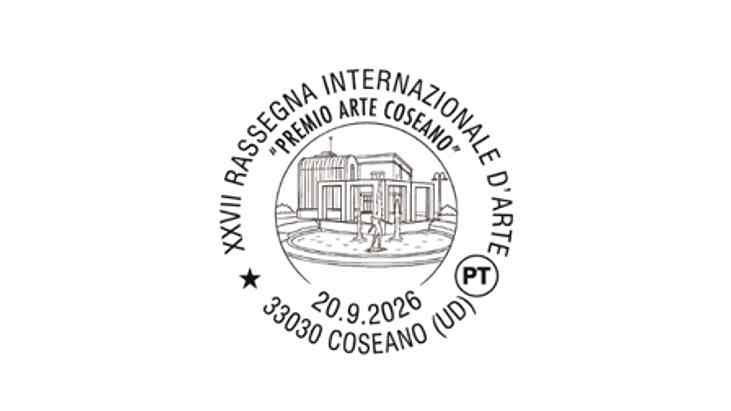 POSTE ITALIANE: ANNULLO FILATELICO PER LA 27ª RASSEGNA INTERNAZIONALE D’ARTE “PREMIO ARTE COSEANO”
