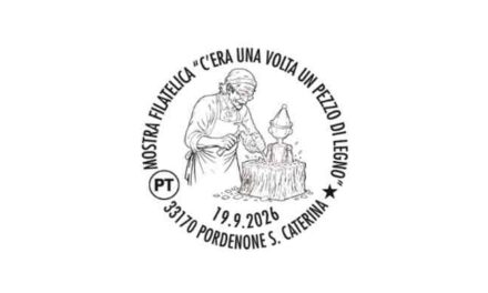 POSTE ITALIANE: DISPONIBILE A PORDENONE L’ANNULLO FILATELICO PER LA MOSTRA FILATELICA “C’ERA UNA VOLTA UN PEZZO DI LEGNO”