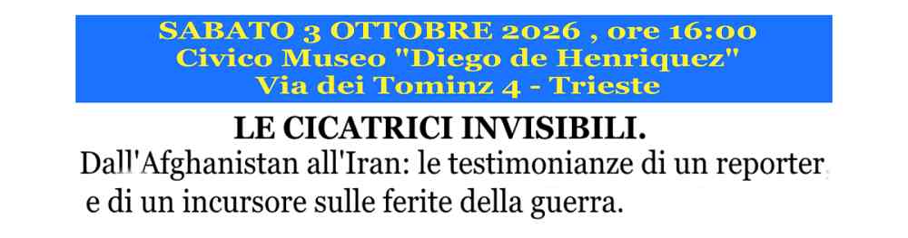 “LE CICATRICI INVISIBILI” INCONTRO E MOSTRA AL MUSEO DE HENRIQUEZ