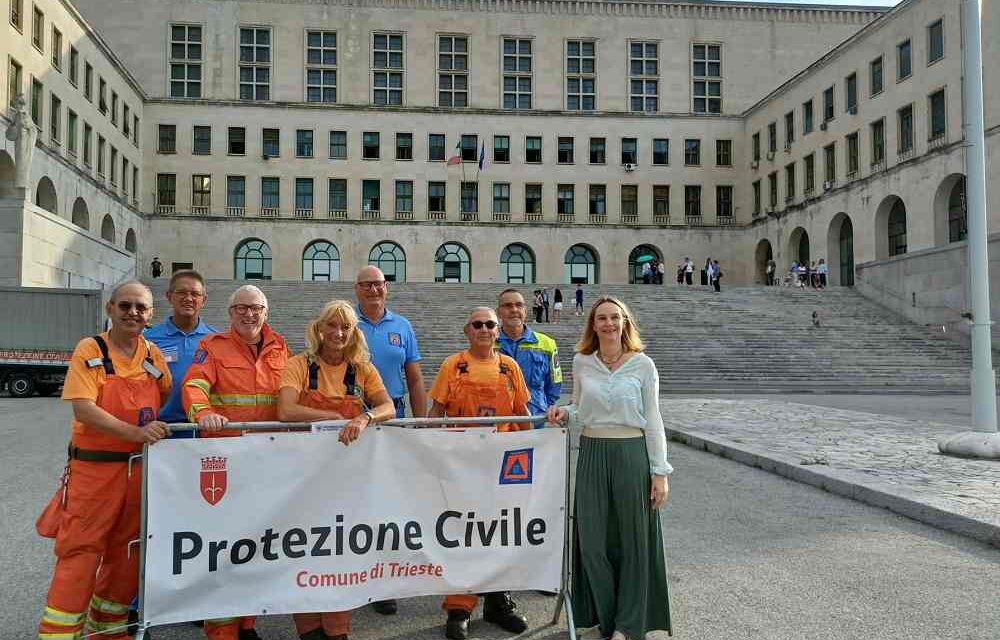 IL GRUPPO COMUNALE DI PROTEZIONE CIVILE: “BUONE PRATICHE” CON I FIGLI DEI DIPENDENTI DELL’UNIVERSITÀ DI TRIESTE