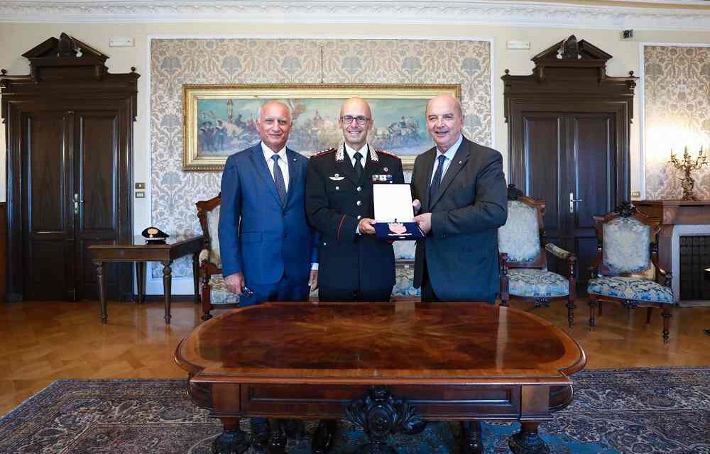 IL SINDACO DIPIAZZA HA INCONTRATO IL NUOVO COMANDANTE PROVINCIALE DEI CARABINIERI, COLONNELLO GIANPAOLO GRECO