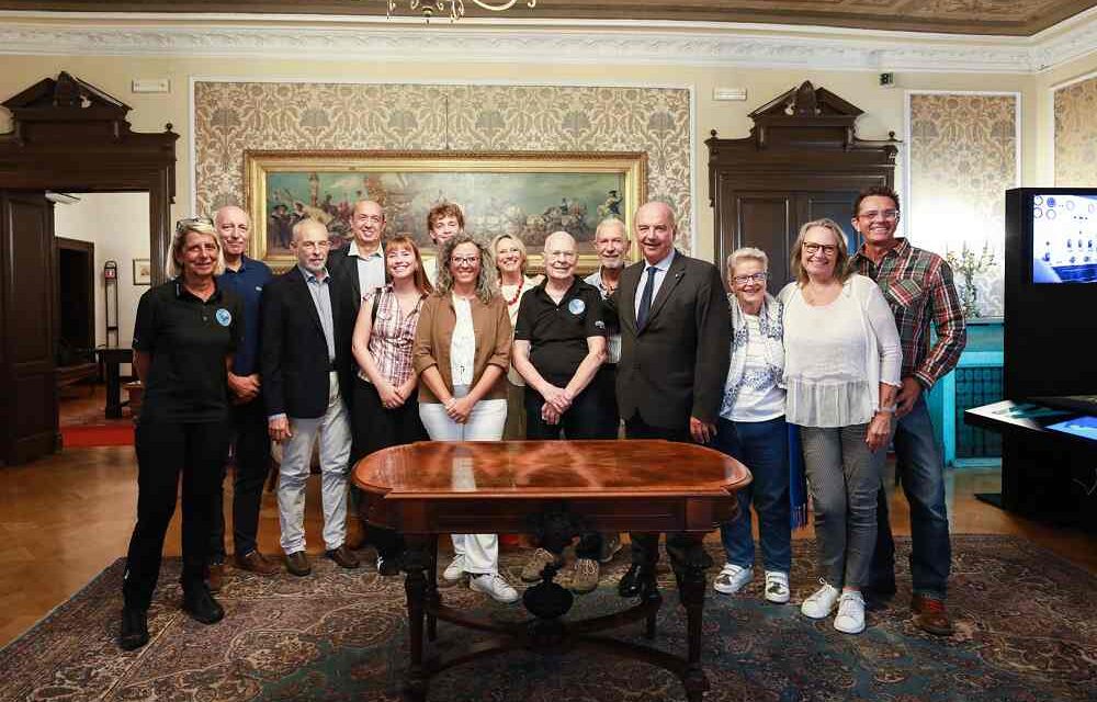 IL SINDACO HA CONFERITO LA MEDAGLIA BRONZEA DELLA CITTÀ DI TRIESTE ALLO SPELEOLOGO GIUSEPPE “PINO” GUIDI