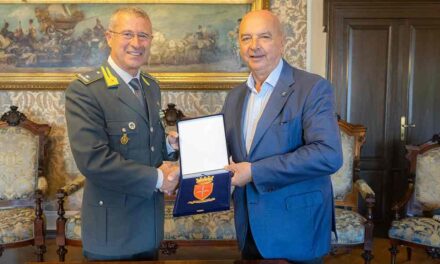 IL SINDACO DIPIAZZA HA INCONTRATO IL NUOVO COMANDANTE REGIONALE DELLA GUARDIA DI FINANZA FVG, GENERALE DI BRIGATA BRUNO SALSANO