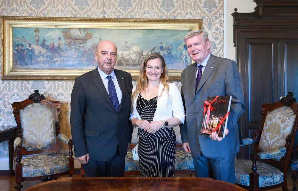 IL NUOVO CONSOLE GENERALE DI SLOVENIA A TRIESTE, TOMAŽ KUNSTELJ, È STATO RICEVUTO IN MUNICIPIO DAL SINDACO ROBERTO DIPIAZZA