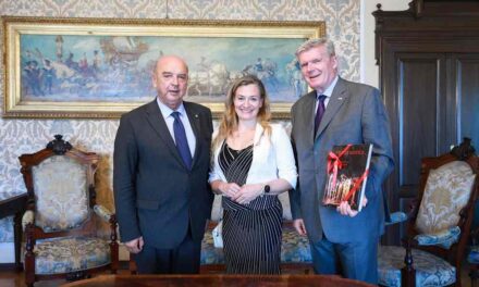 IL NUOVO CONSOLE GENERALE DI SLOVENIA A TRIESTE, TOMAŽ KUNSTELJ, È STATO RICEVUTO IN MUNICIPIO DAL SINDACO ROBERTO DIPIAZZA