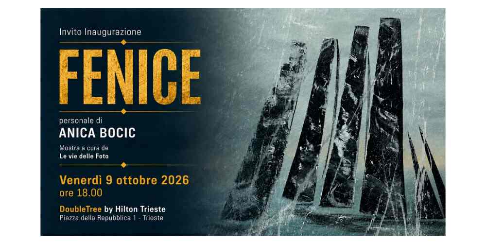 “FENICE”, il mare come rinascita nella mostra personale di Anica Bocic al DOubleTree by HIlton Trieste