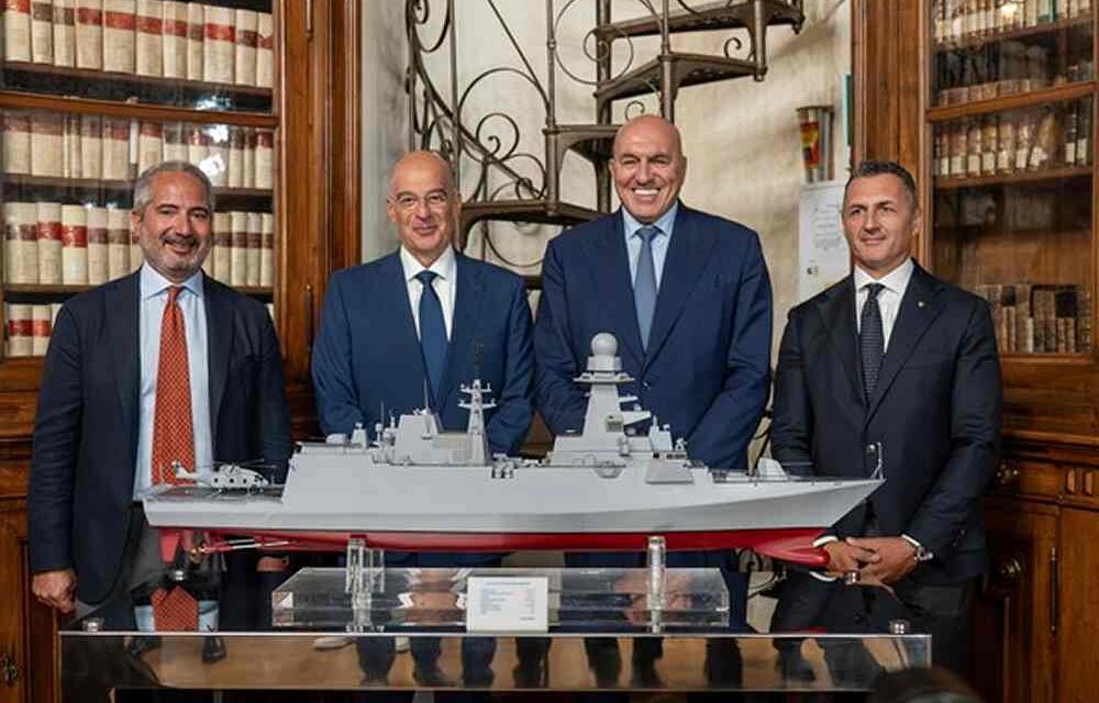 COOPERAZIONE NAVALE ITALIA-GRECIA: FINCANTIERI AL CENTRO DELL’ACCORDO PER DUE FREMM ALLA MARINA ELLENICA