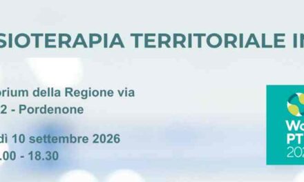 Fisioterapia territoriale, a Pordenone un convegno sull’assistenza di comunità