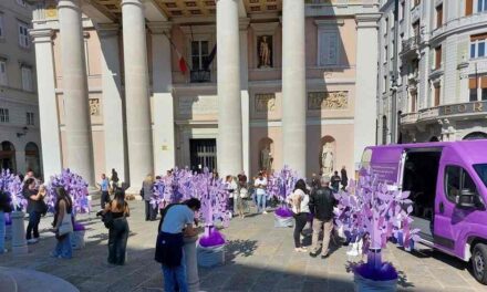 FONDAZIONE DE BANFIELD: TORNA LA FORESTA VIOLA DEI RICORDI IN PIAZZA DELLA BORSA