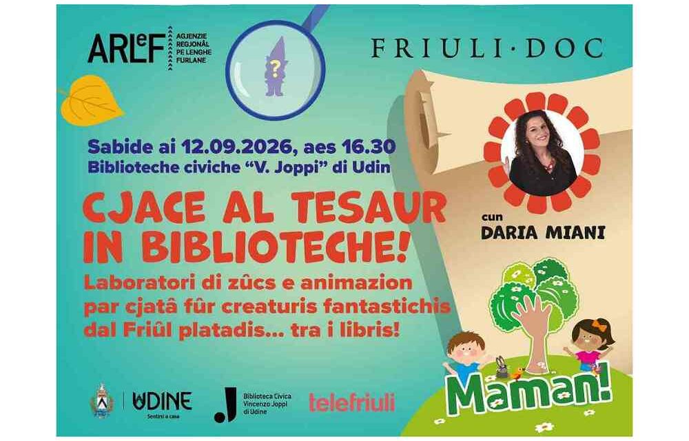 A Friuli Doc c’è la Caccia al tesoro in biblioteca!