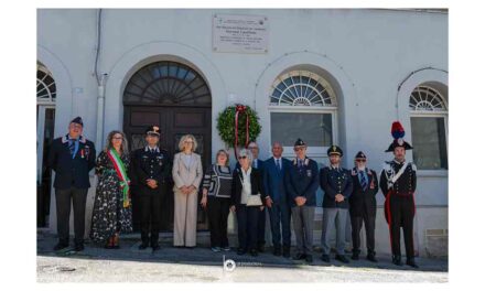 Commemorata la Medaglia d’Argento al Valor Militare alla memoria Brigadiere Giovanni LANZILLOTTO