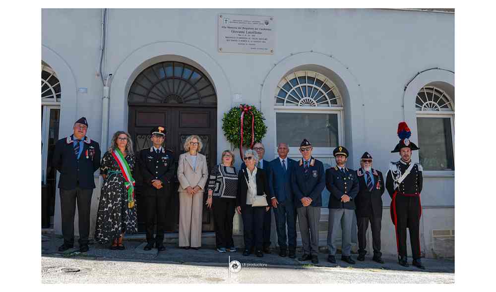 Commemorata la Medaglia d’Argento al Valor Militare alla memoria Brigadiere Giovanni LANZILLOTTO