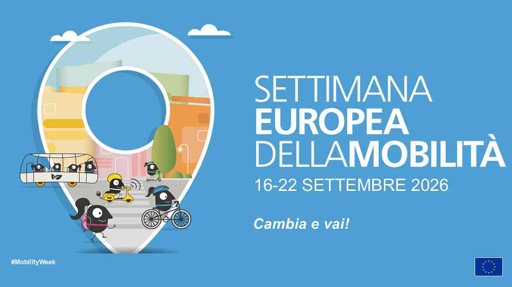 SETTIMANA EUROPEA DELLA MOBILITÀ 2026: GLI APPUNTAMENTI DA MERCOLEDÌ 16 A SABATO 19 SETTEMBRE