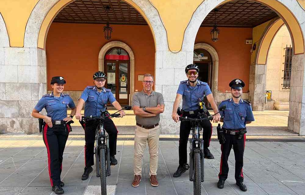 Anche a Muggia i controlli dei Carabinieri in bici