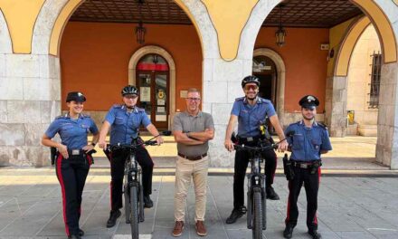 Anche a Muggia i controlli dei Carabinieri in bici