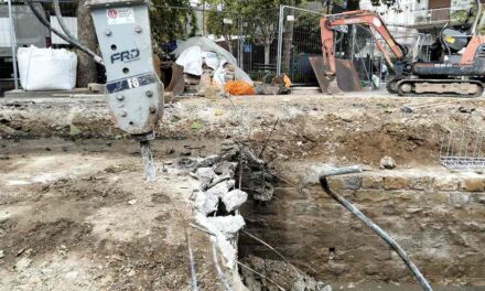 CANTIERE FUGNAN: INIZIATE LE DEMOLIZIONI IN VIA MAZZINI
