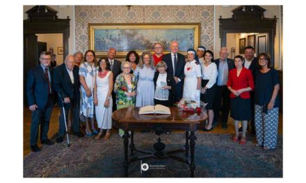 CONFERITO IL SIGILLO TRECENTESCO ALLA SIGNORA ROMANA OLIVO IN OCCASIONE DEL SUO 90° COMPLEANNO