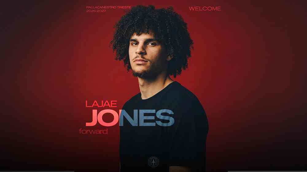 LAJAE JONES È UN NUOVO GIOCATORE DELLA PALLACANESTRO TRIESTE