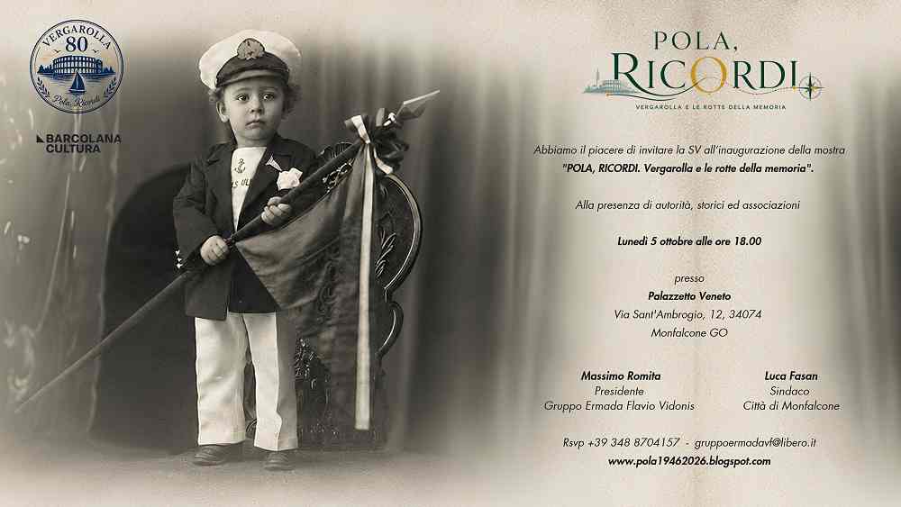 “Pola, Ricordi”: il Coro ANA Nino Baldi a Borgo San Mauro per il primo Concerto della Memoria