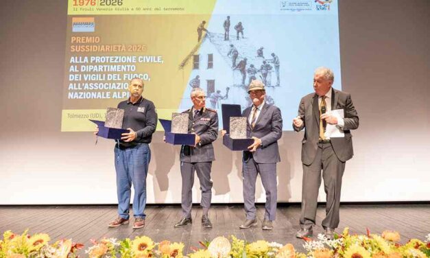A Vigili del Fuoco, Alpini e Protezione Civile il premio Sussidiarietà per la ricostruzione post terremoto del Friuli