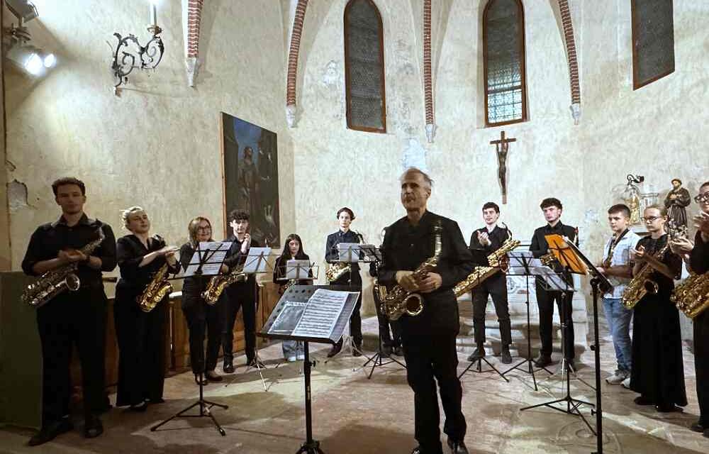 Si è svolto con successo nello scorso fine settimana a Muggia il concerto finale di Saxinsieme